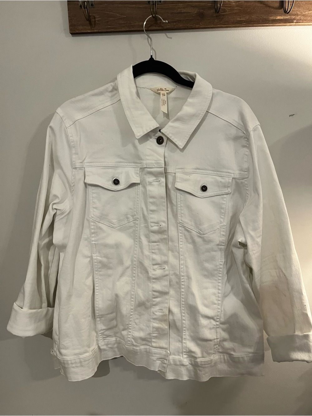 Matilda Jane White Women's Jean Jacket